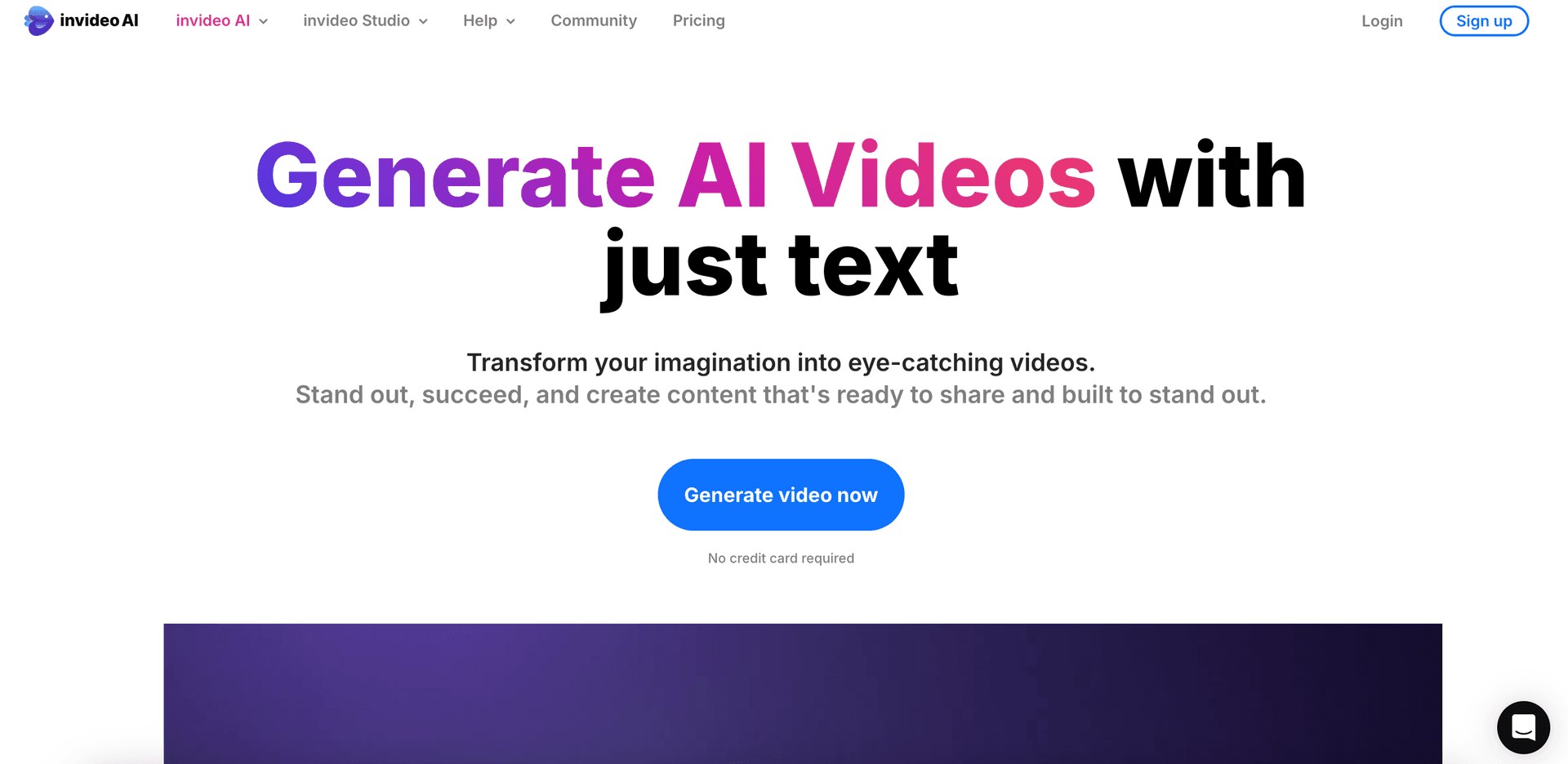 Invideo AI Preview