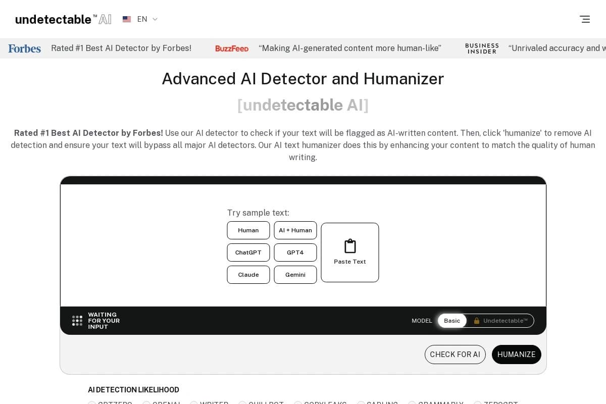 Undetectable.ai Preview