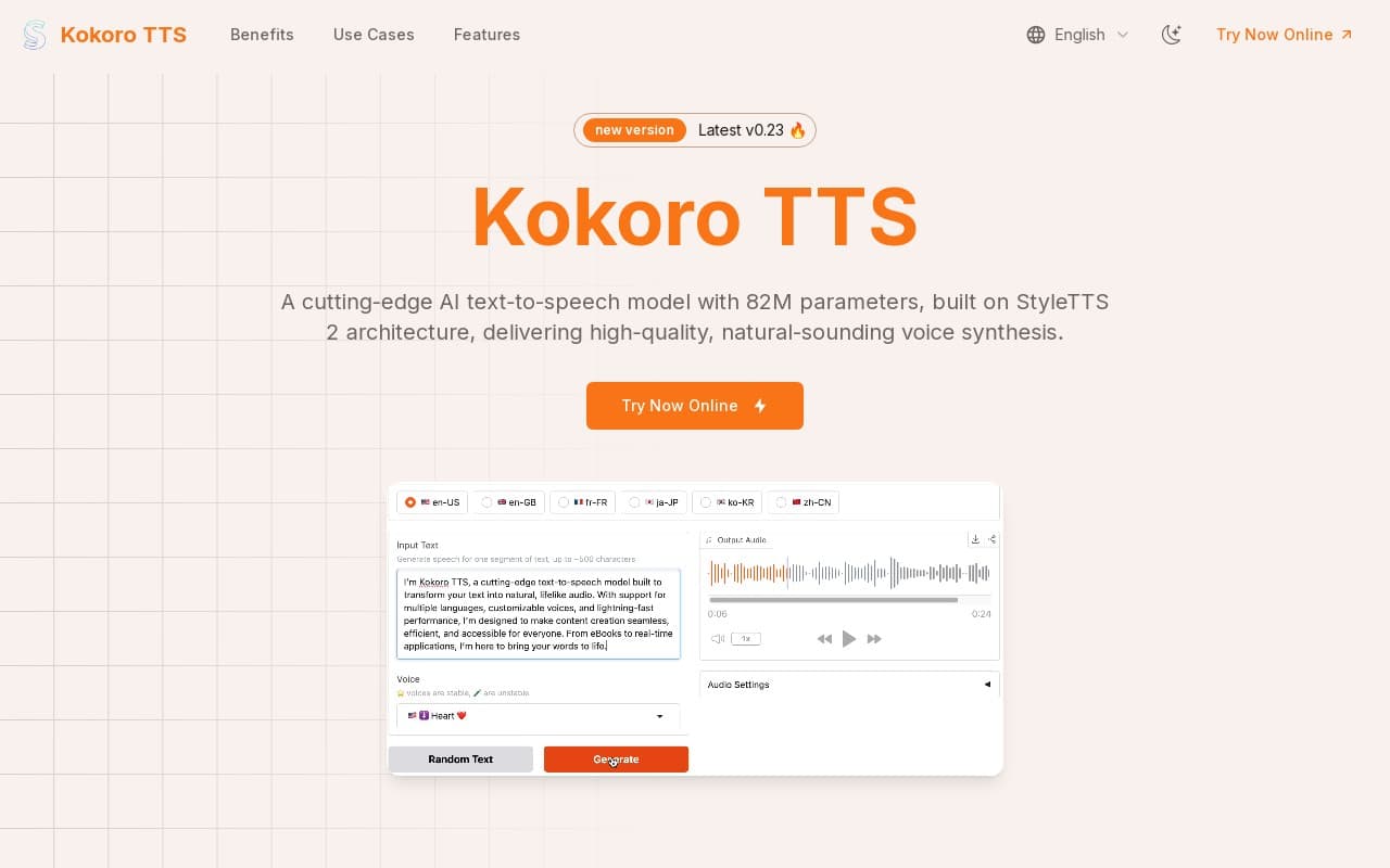 Kokoro TTS AI Preview